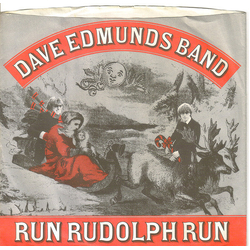 The Dave Edmunds Band Run Rudolph Run Vinyl 7" USED