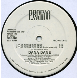 Dana Dane This Be The Def Beat Vinyl 12" USED
