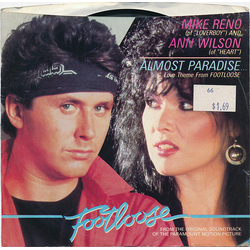 Mike Reno / Ann Wilson Almost Paradise... (Love Theme From Footloose) Vinyl 7" USED