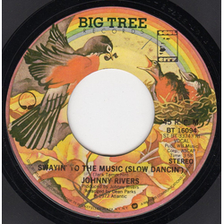 Johnny Rivers Swayin' To The Music (Slow Dancin') Vinyl 7" USED
