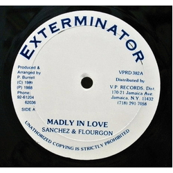 Sanchez / Flourgon Madly In Love Vinyl 12" USED
