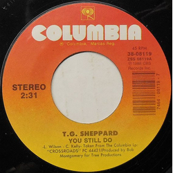 T.G. Sheppard You Still Do Vinyl 7" USED