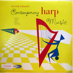 Nicanor Zabaleta Contemporary Harp Music Vinyl LP USED