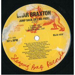 Dhar Braxton Jump Back (Set Me Free) Vinyl 12" USED