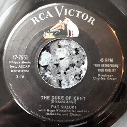Pat Suzuki The Duke Of Kent / Dreamsville USED VINYL 7INCH 45 RPM SINGLE