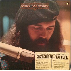 Don Nix Gone Too Long Vinyl LP USED
