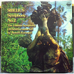 Jean Sibelius / London Symphony Orchestra / Robert Karanjus Symphony No. 2 Vinyl LP USED