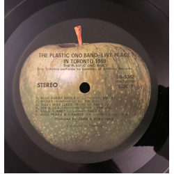 The Plastic Ono Band Live Peace In Toronto 1969 Vinyl LP USED