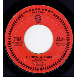 Petula Clark I Know A Place Vinyl 7" USED