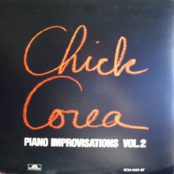 Chick Corea Piano Improvisations, Vol. 2 Vinyl LP USED