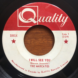 The Marcatos I Will See You Vinyl 7" USED