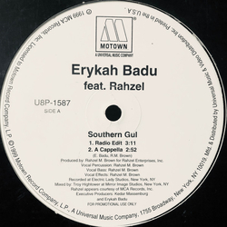Erykah Badu Southern Gul Vinyl 12" USED