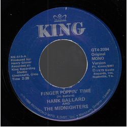 Hank Ballard & The Midnighters Finger Poppin' Time Vinyl 7" USED