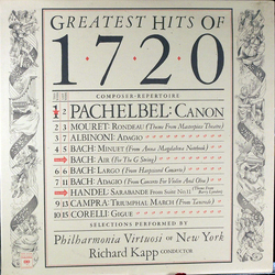 Philharmonia Virtuosi / Richard Kapp Greatest Hits Of 1720 Vinyl LP USED