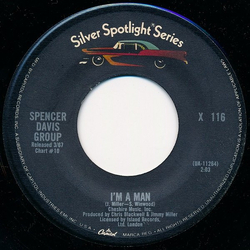 The Spencer Davis Group I'm A Man / Somebody Help Me Vinyl 7" USED