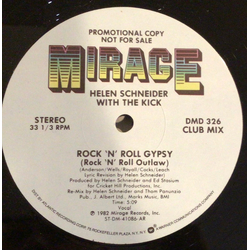 Helen Schneider / The Kick (2) Rock 'N' Roll Gypsy Vinyl 12" USED