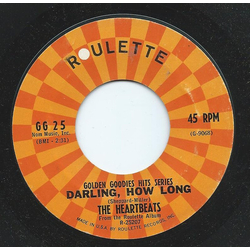The Heartbeats Darling, How Long / Crazy For You Vinyl 7" USED