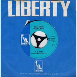 P.J. Proby What's Wrong With My World Vinyl 7" USED