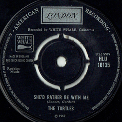 The Turtles She'd Rather Be With Me Vinyl 7" USED