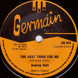 Audrey Hall The Best Thing For Me USED VINYL 7INCH