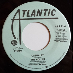 The Hollies Casualty Vinyl 7" USED