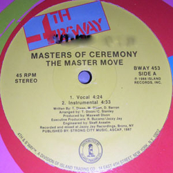 Masters Of Ceremony (2) The Master Move Vinyl 12" USED