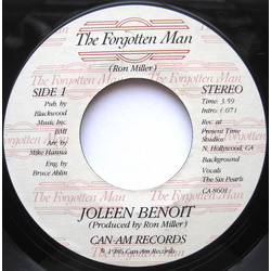 Joleen Benoit The Forgotten Man Vinyl 7" USED