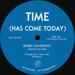 Bobby Davenport Time (Has Come Today) Vinyl 12" USED