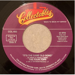 Four Tops It's The Same Old Song / Loving You Is Sweeter Than Ever Vinyl 7" USED