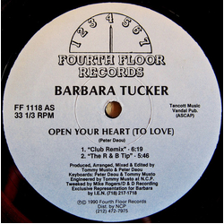 Barbara Tucker Open Your Heart (To Love) Vinyl 12" USED