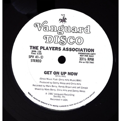The Players Association Get On Up Now / Let Your Body Go! Vinyl 12" USED