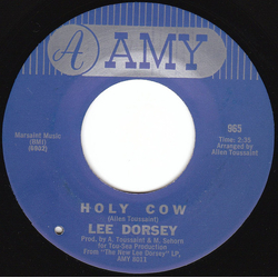 Lee Dorsey Holy Cow / Operation Heartache Vinyl 7" USED