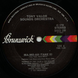 Tony Valor Sounds Orchestra / The Realistics (10) Ma-Mo-Ah (Take II) / How Can I Forget Vinyl 12" USED