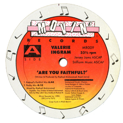 Valerie Ingram Are You Faithful? Vinyl 12" USED