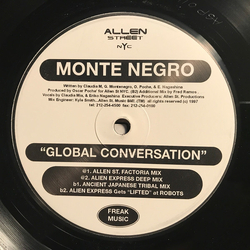 Monte Negro Global Conversation Vinyl 12" USED