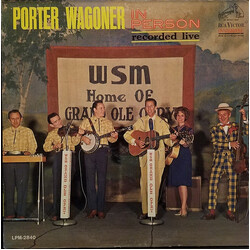 Porter Wagoner In Person Recorded Live Vinyl LP USED