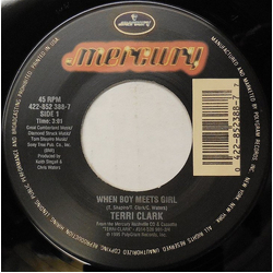 Terri Clark When Boy Meets Girl Vinyl 7" USED