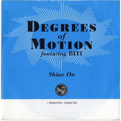 Degrees Of Motion Shine On Vinyl 7" USED
