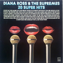 The Supremes 20 Super Hits Vinyl LP USED