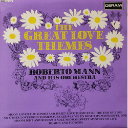 Roberto Mann And His Orchestra The Great Love Themes Vinyl LP USED