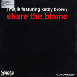 J Majik / Kathy Brown Share The Blame Vinyl 12" USED