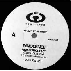 Innocence A Matter Of Fact Vinyl 12" USED