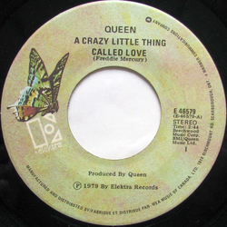 Queen A Crazy Little Thing Called Love Vinyl 7" USED