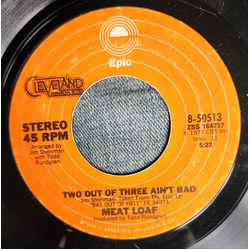 Meat Loaf Two Out Of Three Ain't Bad / For Crying Out Loud Vinyl 7" USED