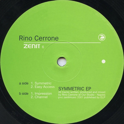 Rino Cerrone Symmetric EP Vinyl 12" USED