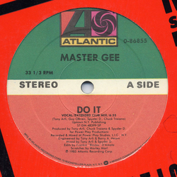 Master Gee Do It Vinyl 12" USED