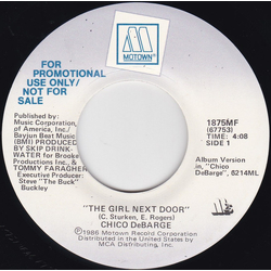 Chico DeBarge The Girl Next Door Vinyl 7" USED