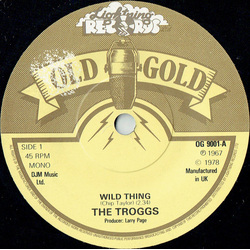 The Troggs Wild Thing / With A Girl Like You Vinyl 7" USED