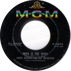 LeRoy Holmes Orchestra Wild Is The Wind Vinyl 7" USED