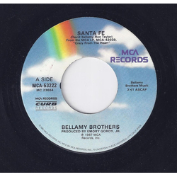 Bellamy Brothers Santa Fe Vinyl 7" USED